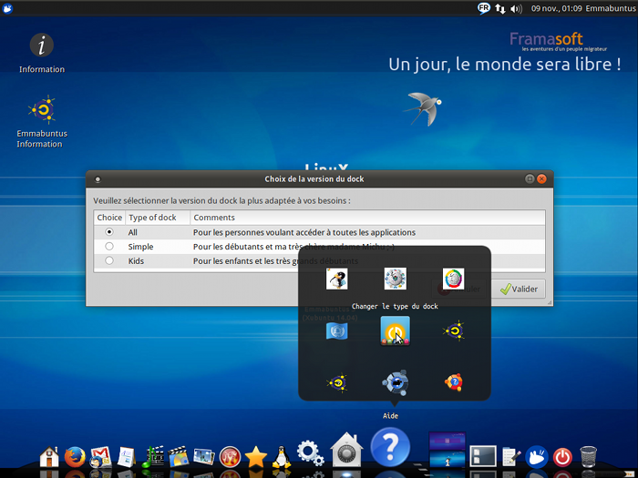 Fichier:1-Emmabuntus 3 1 00 fr Install LXDE selection dock expert.png