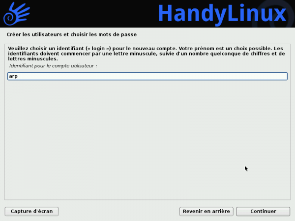 Handylinux-25 install-05-login.png